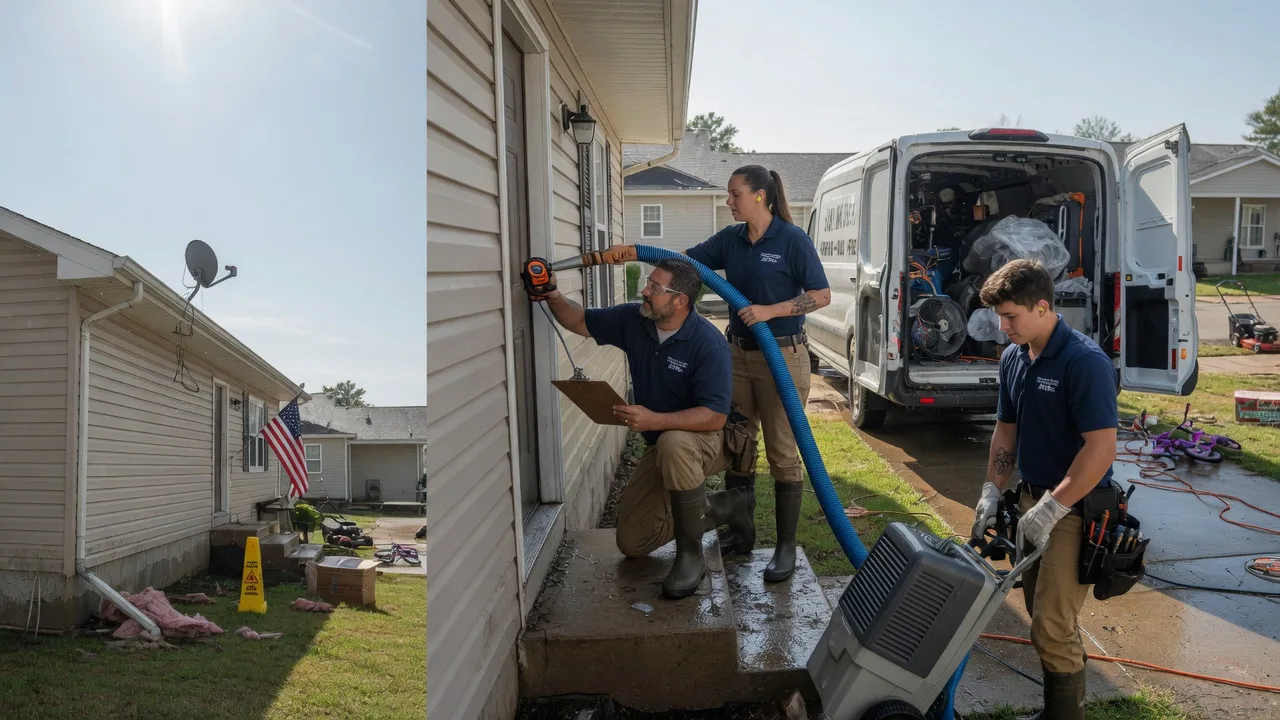 Ceiling Water Damage Restoration in Worthington, MO near me